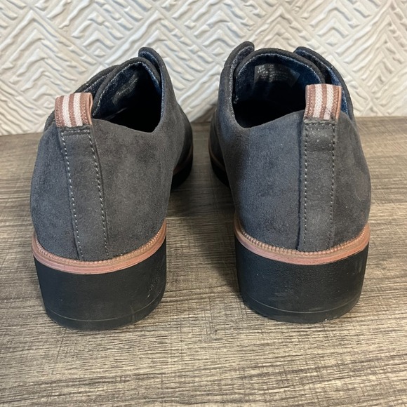 Dr Scholls Glisten Oxfords Womens 10M Be Free Energy Technology Gray Suede Shoes - Picture 6 of 10